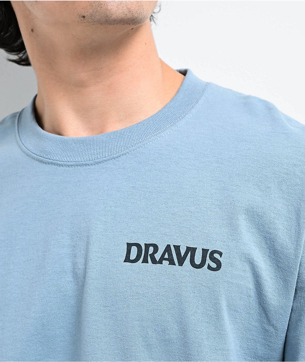 Dravus Bull Light Blue Long Sleeve T-Shirt Product Image