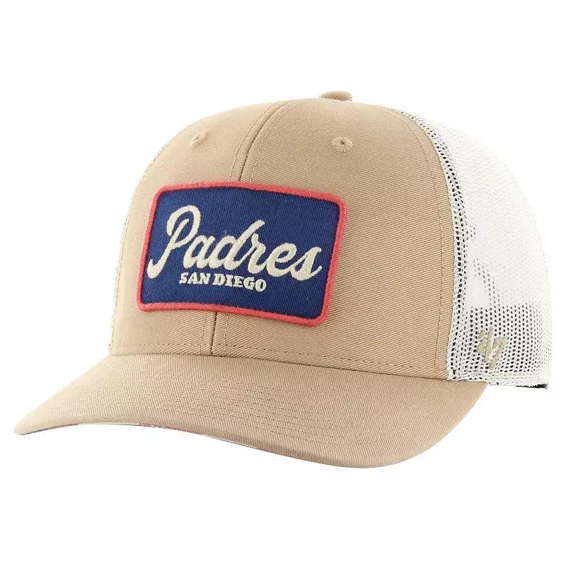 Mens 47 Khaki San Diego Padres Glory Daze Trucker Adjustable Hat Product Image