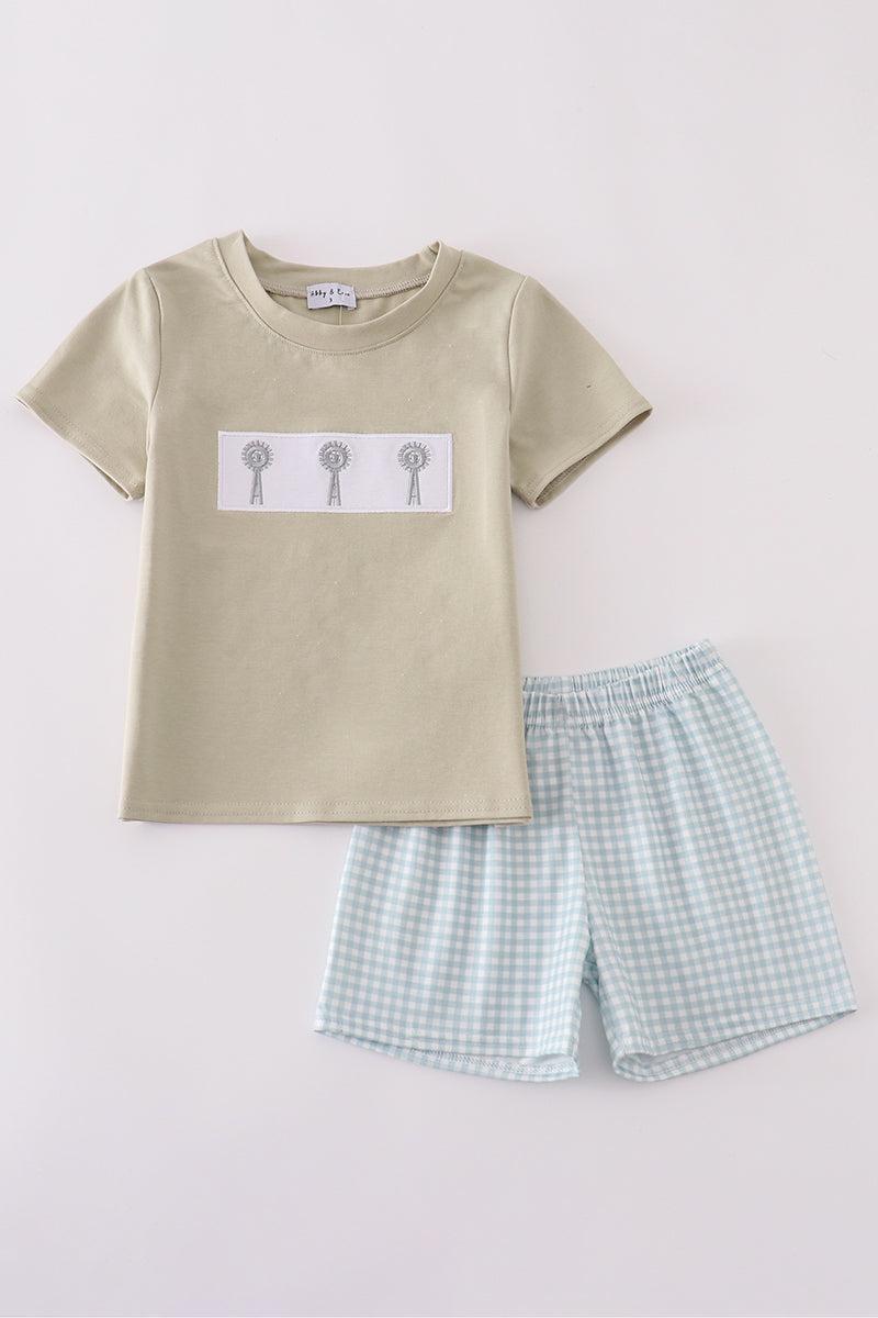 Camouflage print shorts Product Image