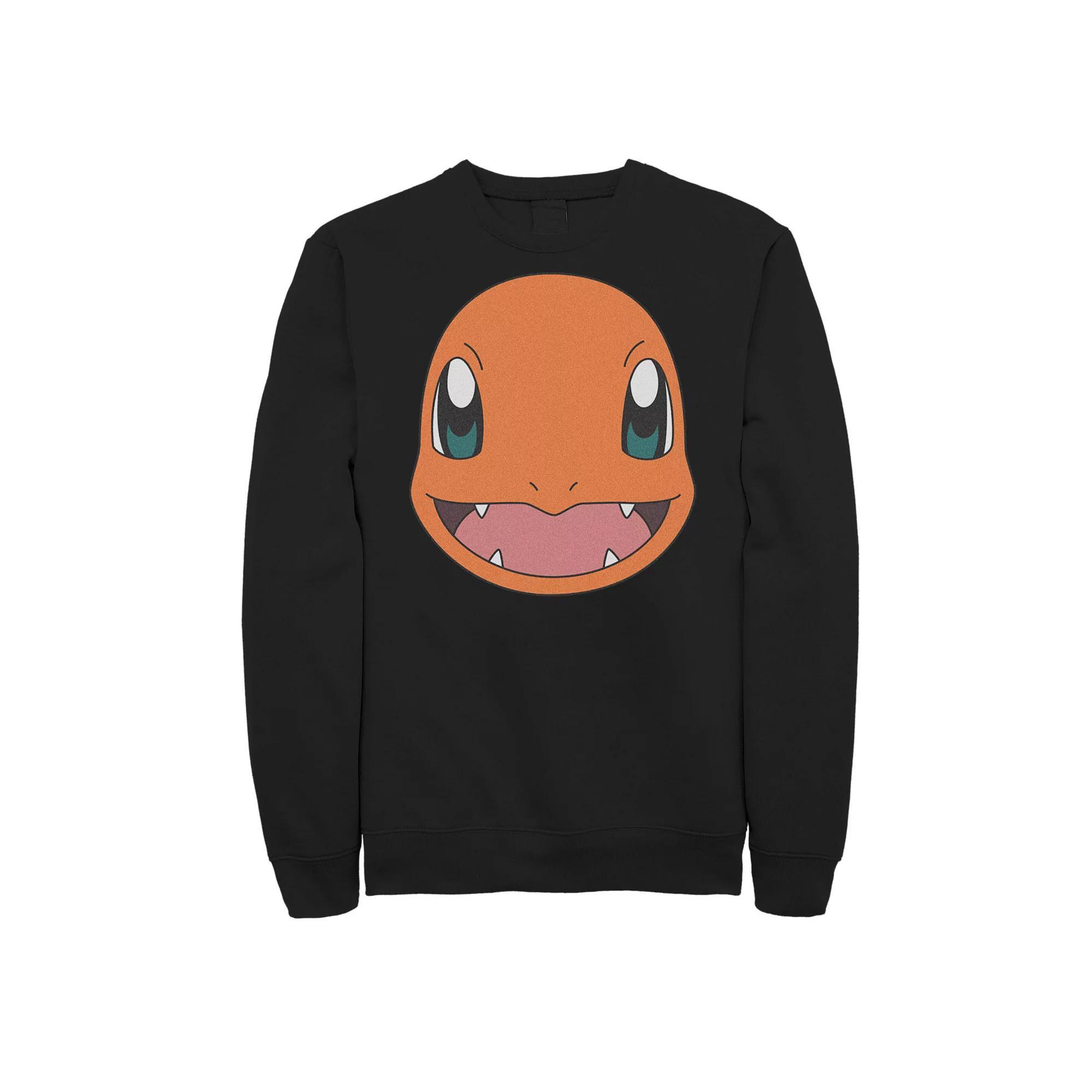 Big & Tall Pokemon Charmander Big FaceSweatshirt, Men's, Size: XL Tall, Black Product Image