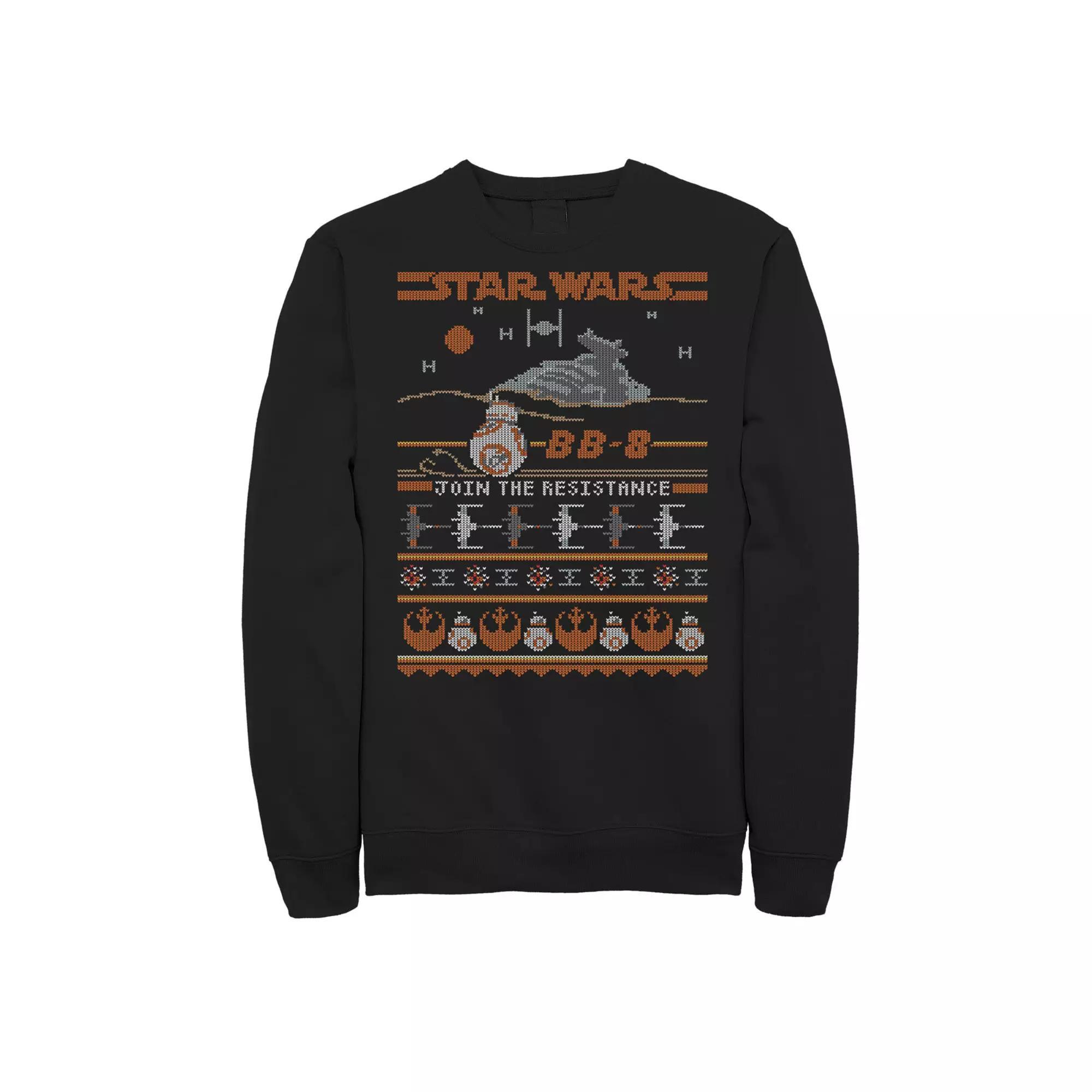 Mens Star Wars: The Last Jedi BB-8 Rebel Logo Sweatshirt Product Image