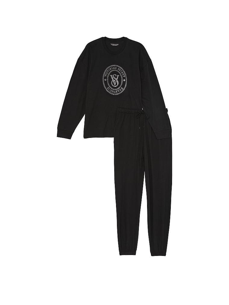 100% Cotton Long Pajama Set Product Image