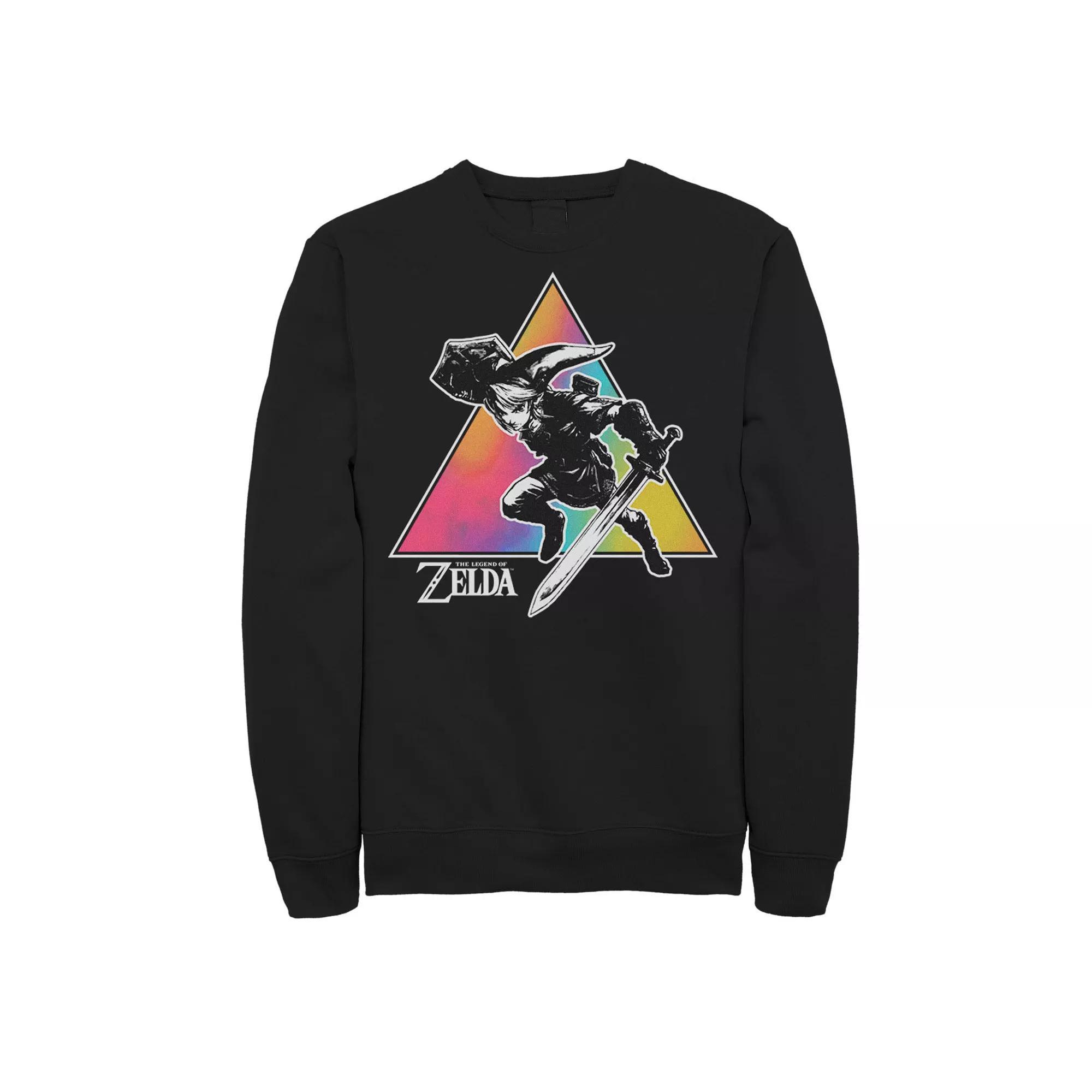 Men's Disney Pixar Toy Story Classic Movie Logo Fleece Sweater, Size: Small, Black Product Image