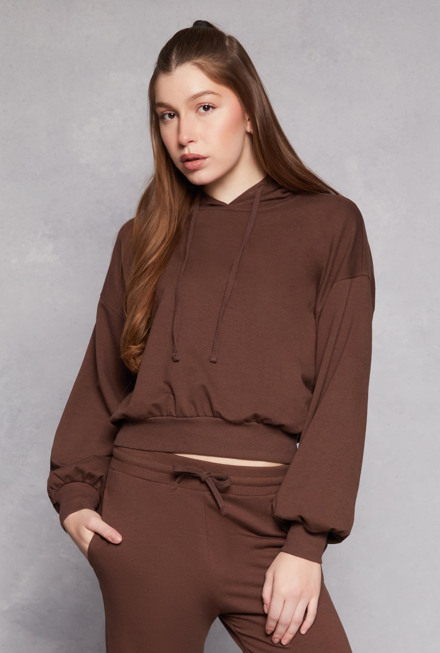 Womens French Terry Pullover Hoodie Product Image