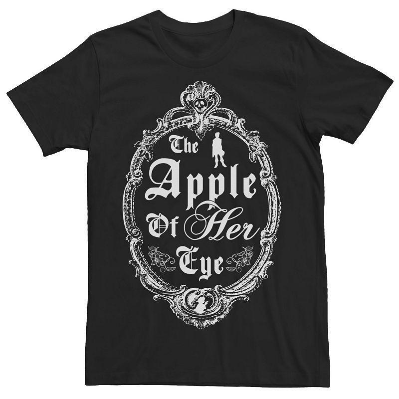 Disney's Snow White Men's Apple Of Her Eye Mirror Art Tee, Size: 3XL, Black Product Image