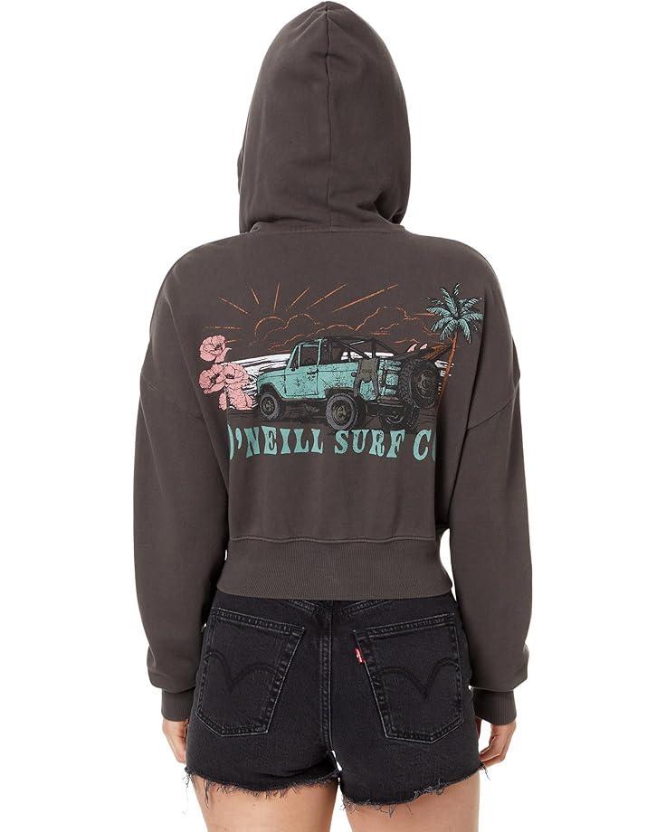 Cruisin Crop Full Zip Hoodie Product Image