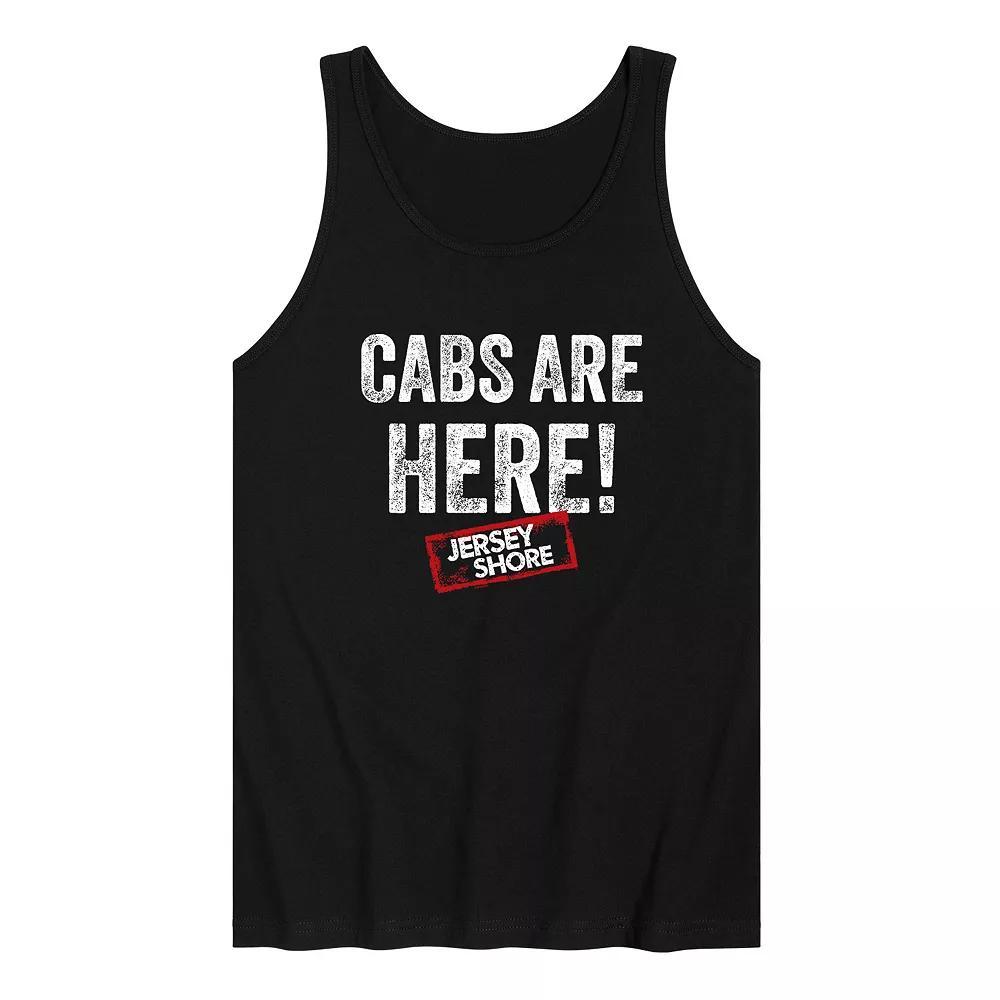 Mens Jersey Shore Cabs Are Here Graphic Tank Top Product Image