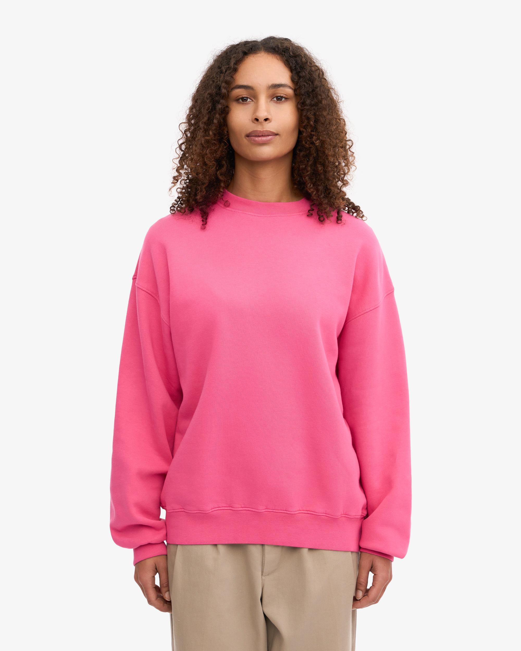 Organic Oversized Crew - Bubblegum Pink Product Image