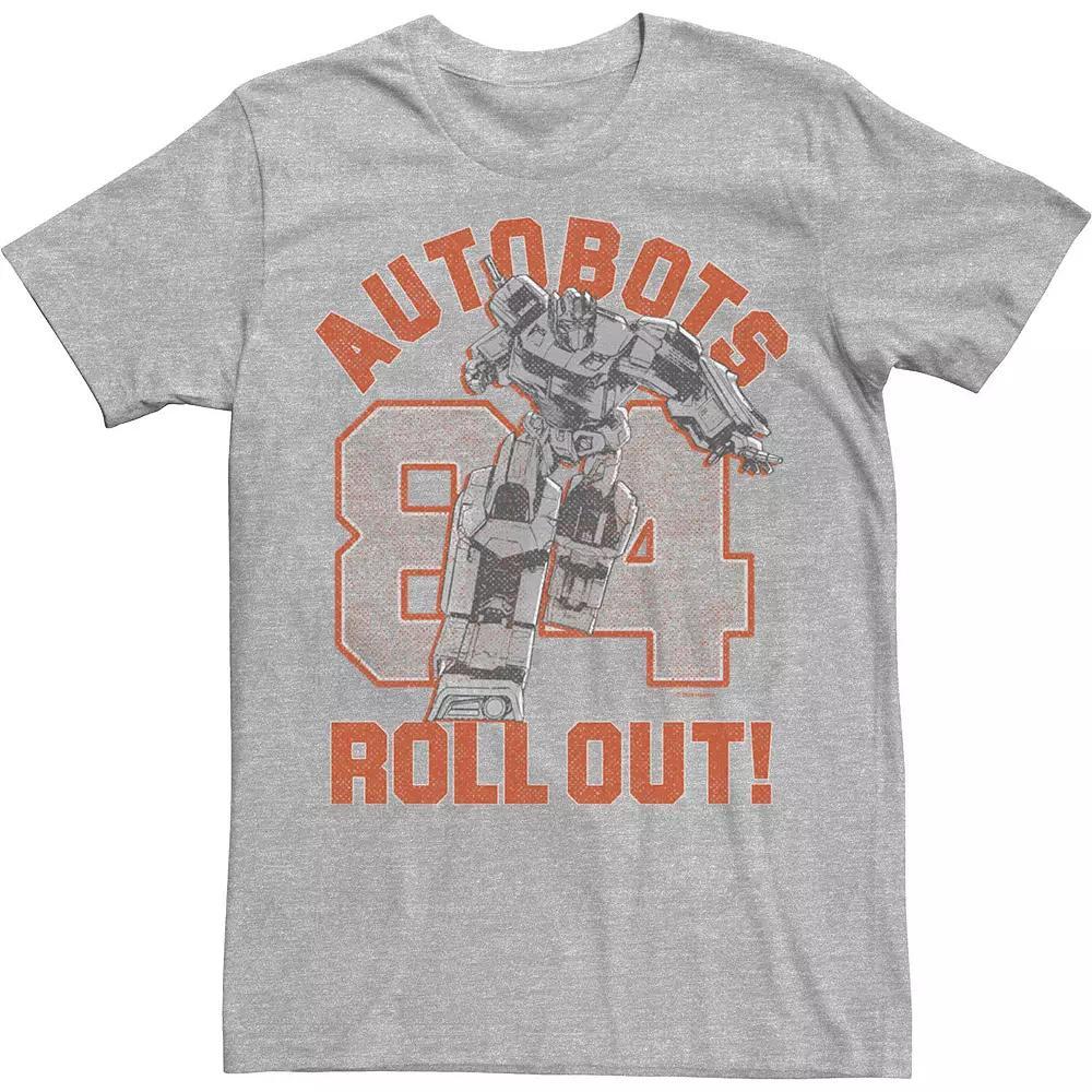 Men's Transformers Autobots Roll Out 84 Tee, Size: Large, Athletic Grey Product Image