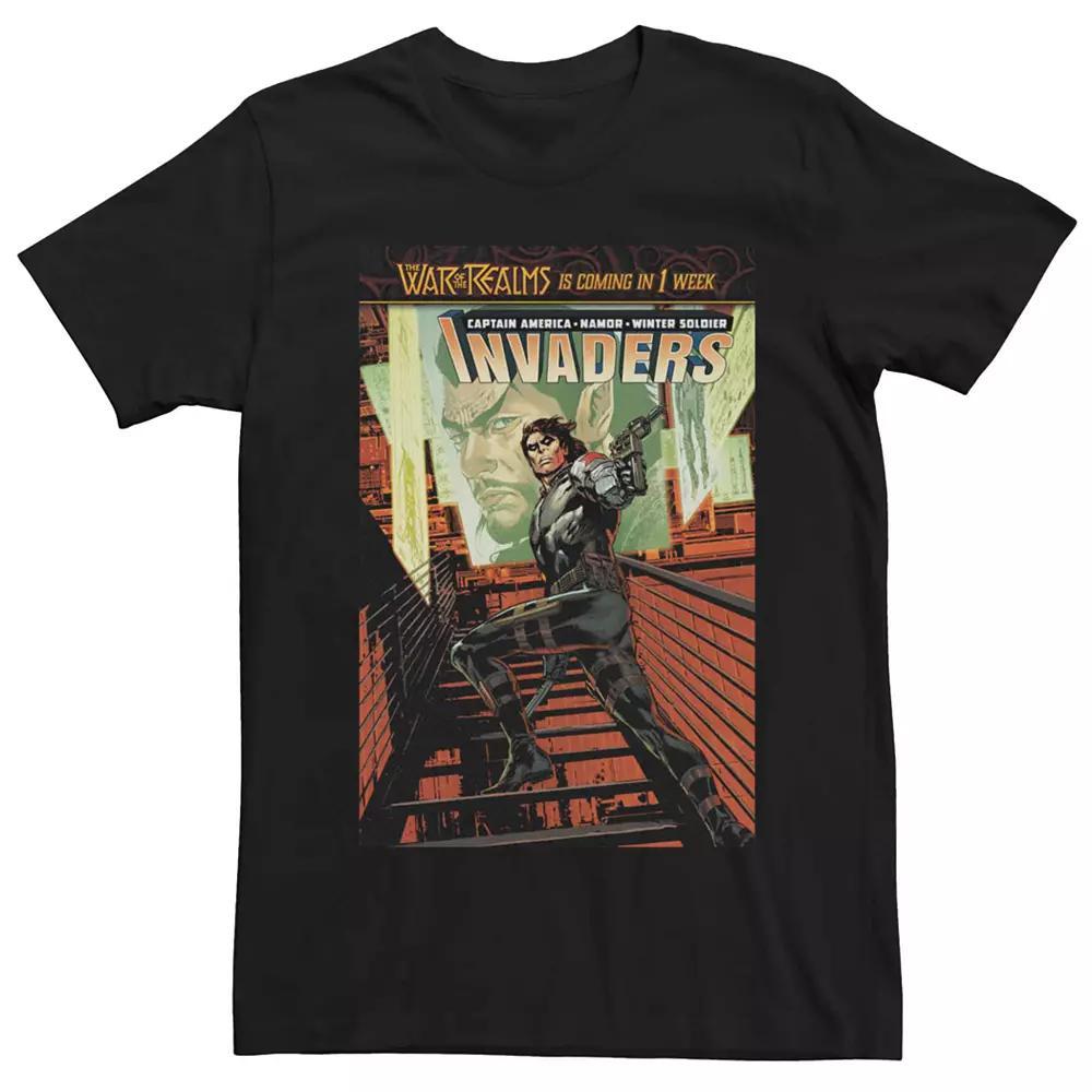 Men's DC Comics Batman Comic Cover Logo Tee, Size: Large, Blue Product Image