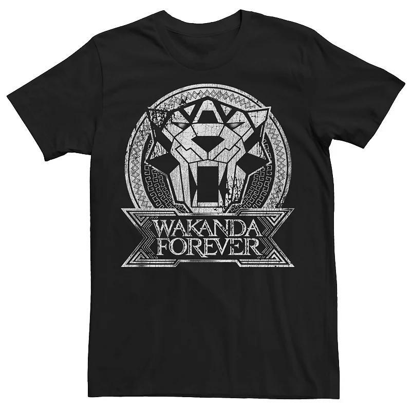 Men's Star Wars Darth Vader Distressed Death Star Logo Tee, Size: 3XL, Black Product Image
