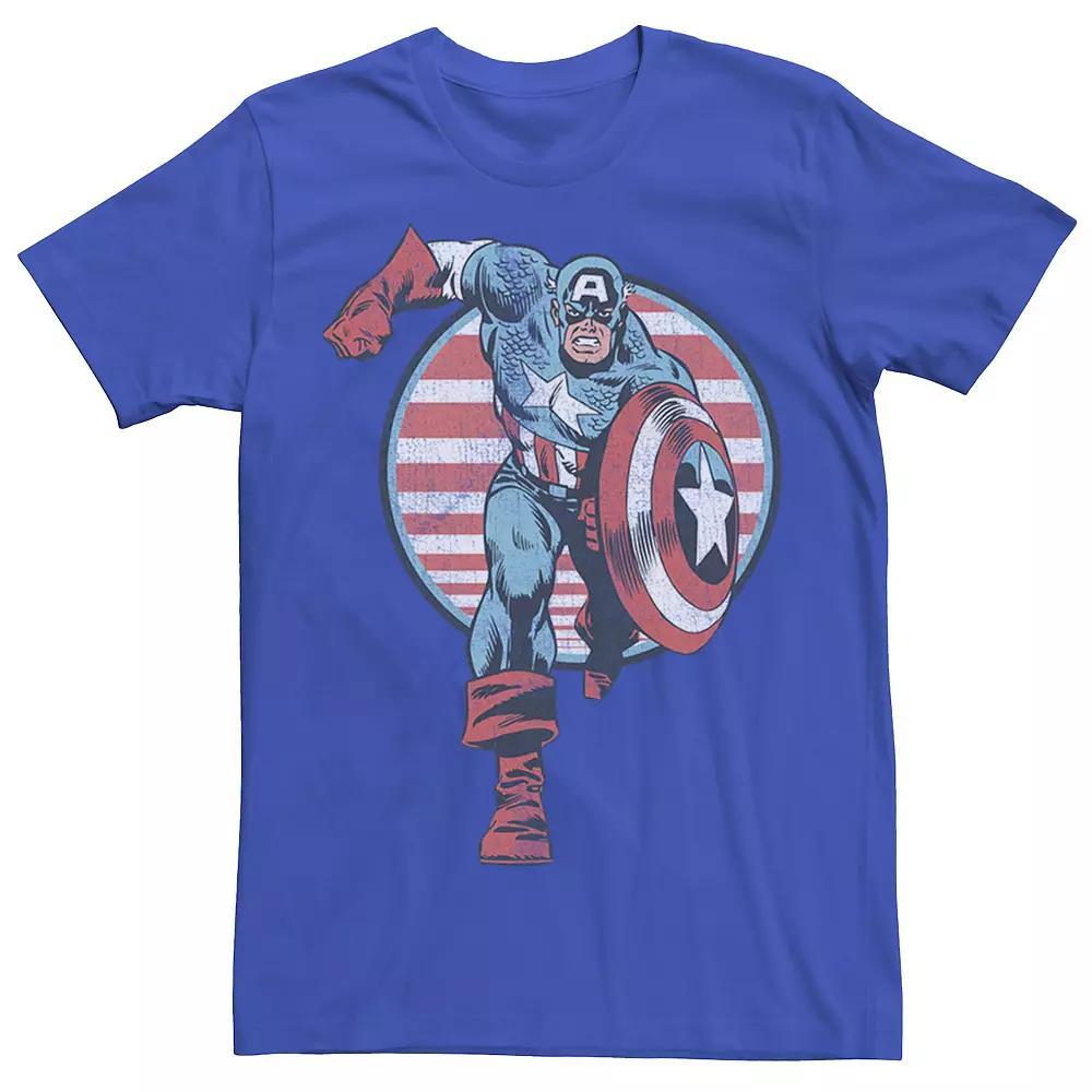 Mens Marvel Captain America Charge Tee Product Image