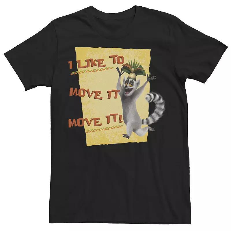 Mens Madagascar Julien Move It Text Poster Tee Product Image