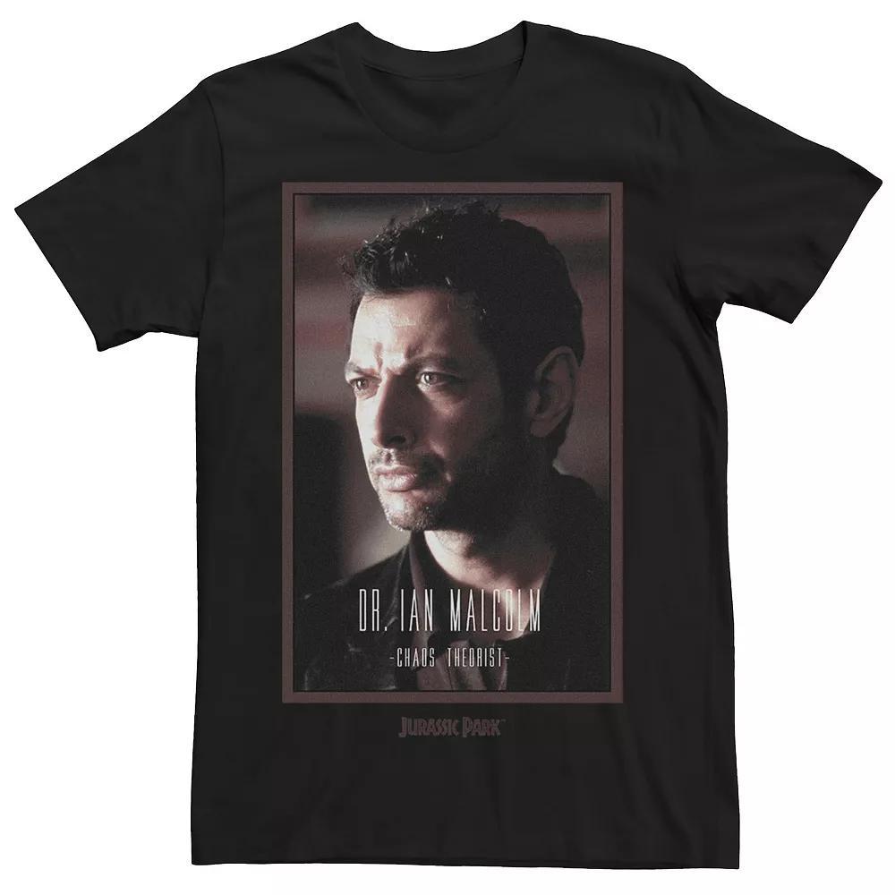 Men's Jurassic Park Dr. Ian Malcolm Chaos Theorist Tee, Size: XXL, Black Product Image