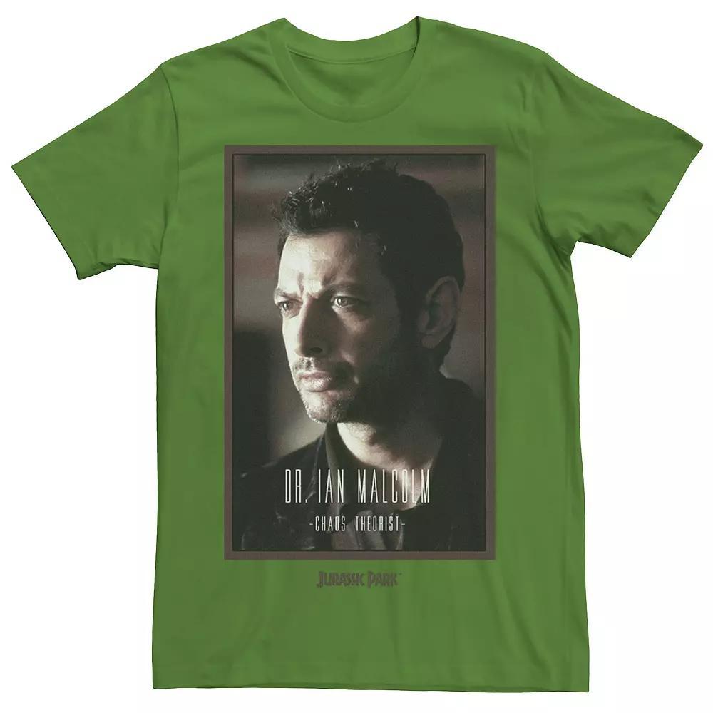 Men's Jurassic Park Dr. Ian Malcolm Chaos Theorist Tee, Size: XL, Royal Grey Product Image