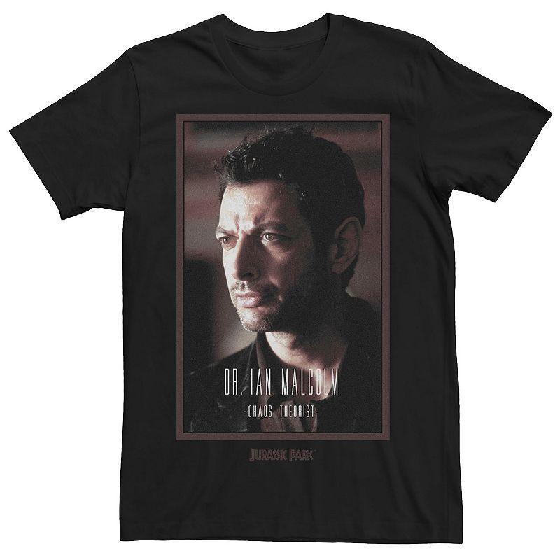 Men's Jurassic Park Dr. Ian Malcolm Chaos Theorist Tee, Size: XXL, Black Product Image
