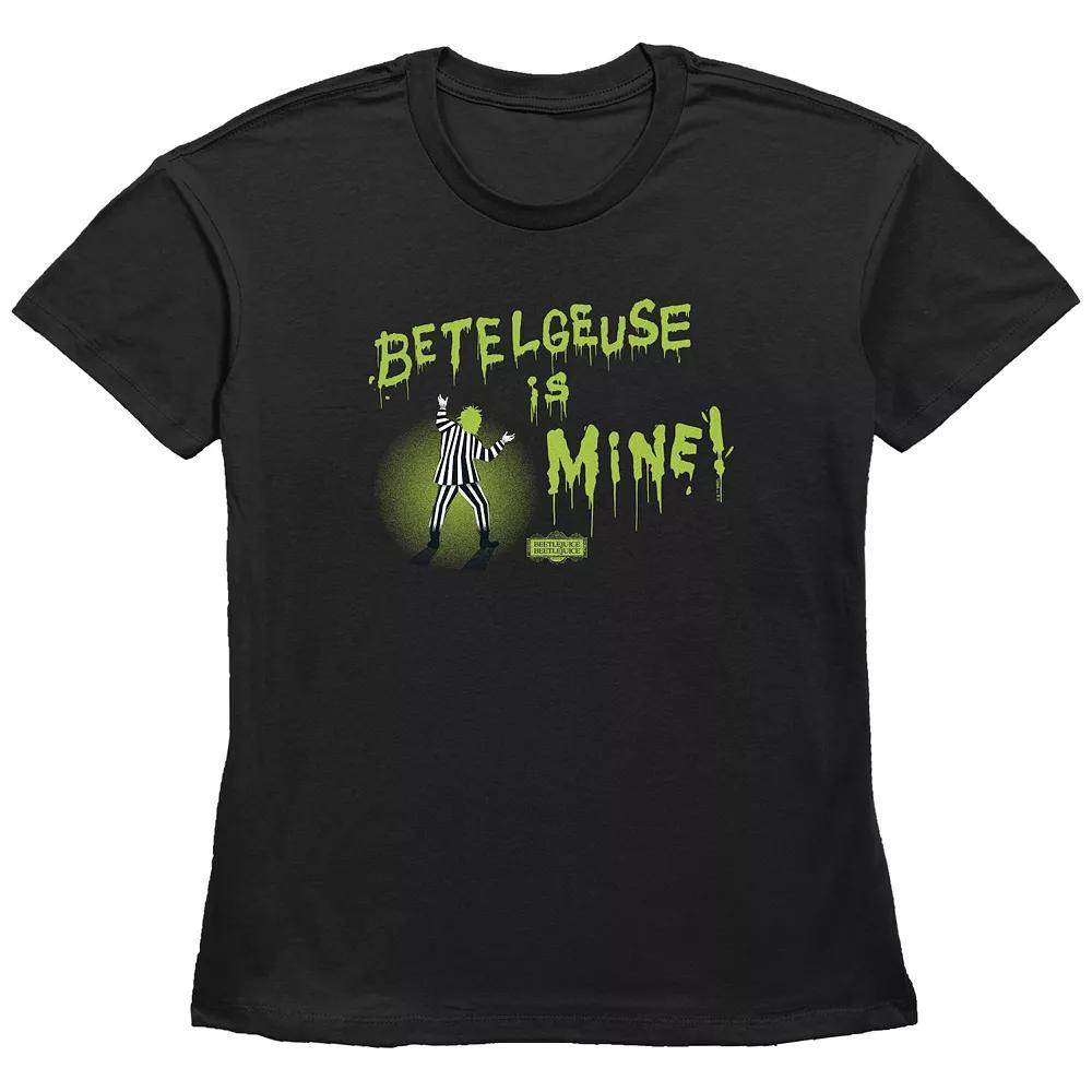 Women's Beetlejuice 2 Betelgeuse Is Mine Graphic Tee, Size: XS, Black Product Image
