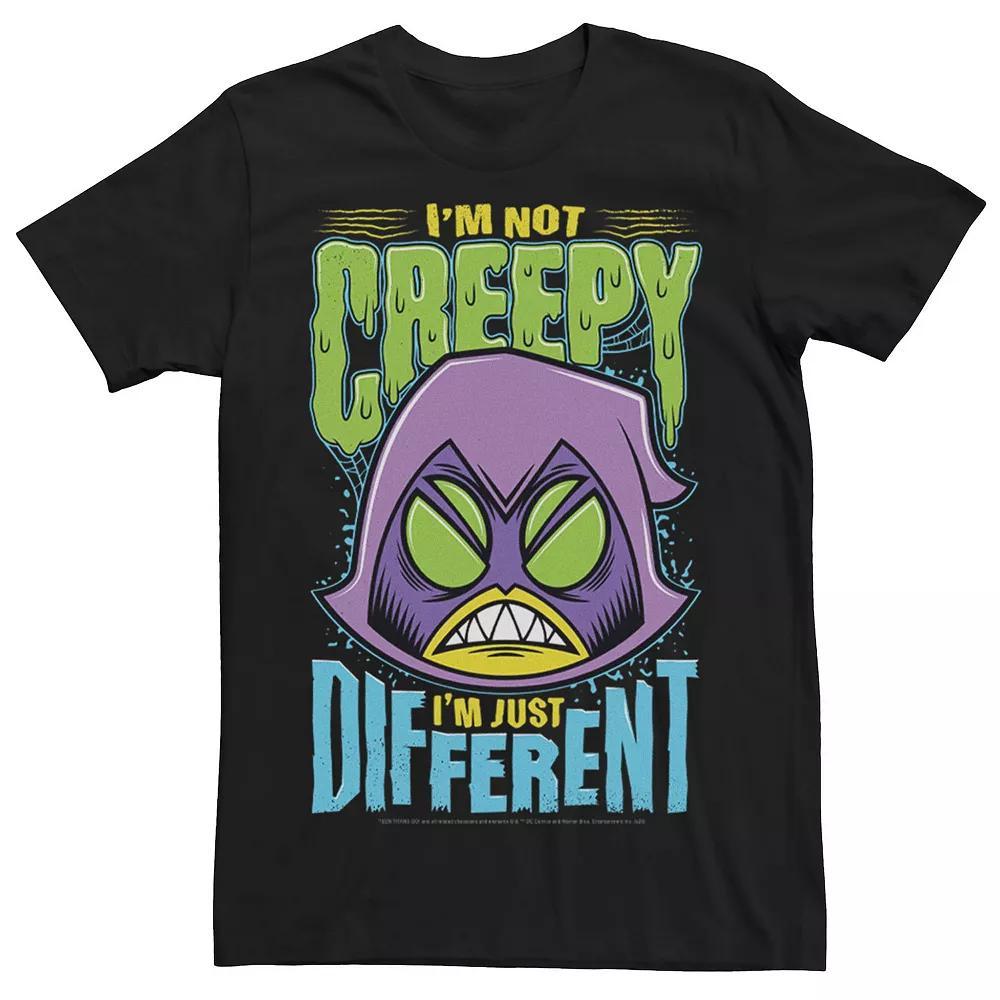 Men's DC Comics Teen Titans Go! I'm Not Creepy I'm Just Different Tee, Size: 3XL, Red Product Image