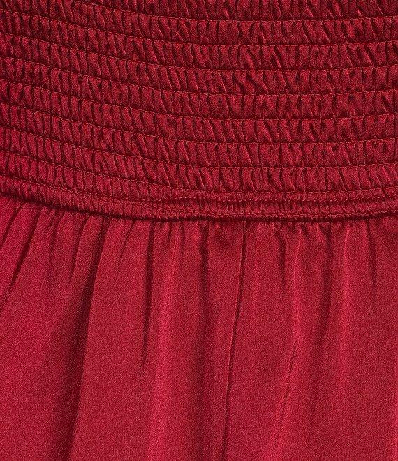 Allison & Kelly Halter Neck Bustier Corset Long Sleeve Tie Back Dress Product Image