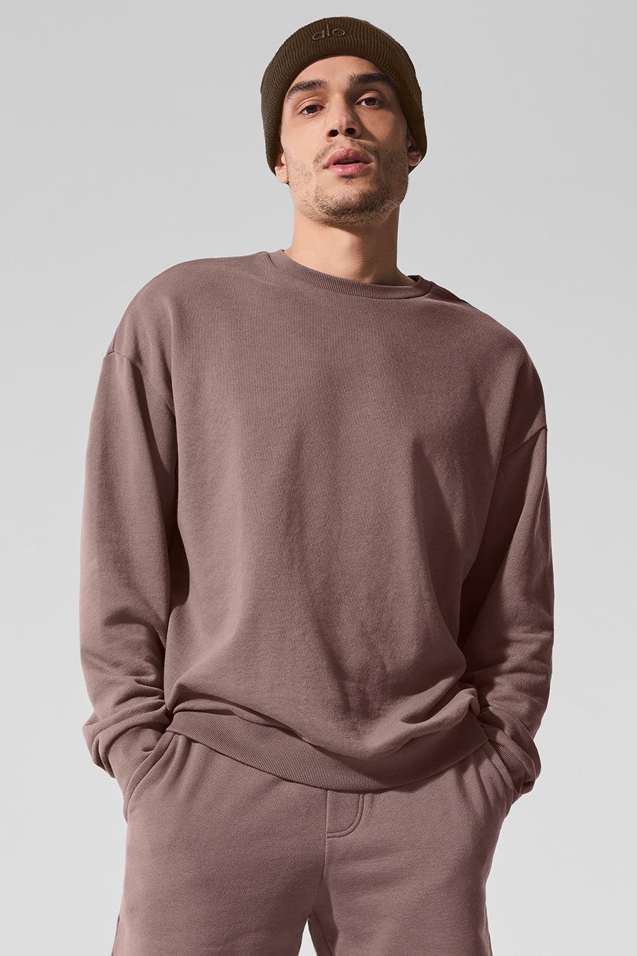 Chill Crew Neck Pullover - Mushroom Male Product Image