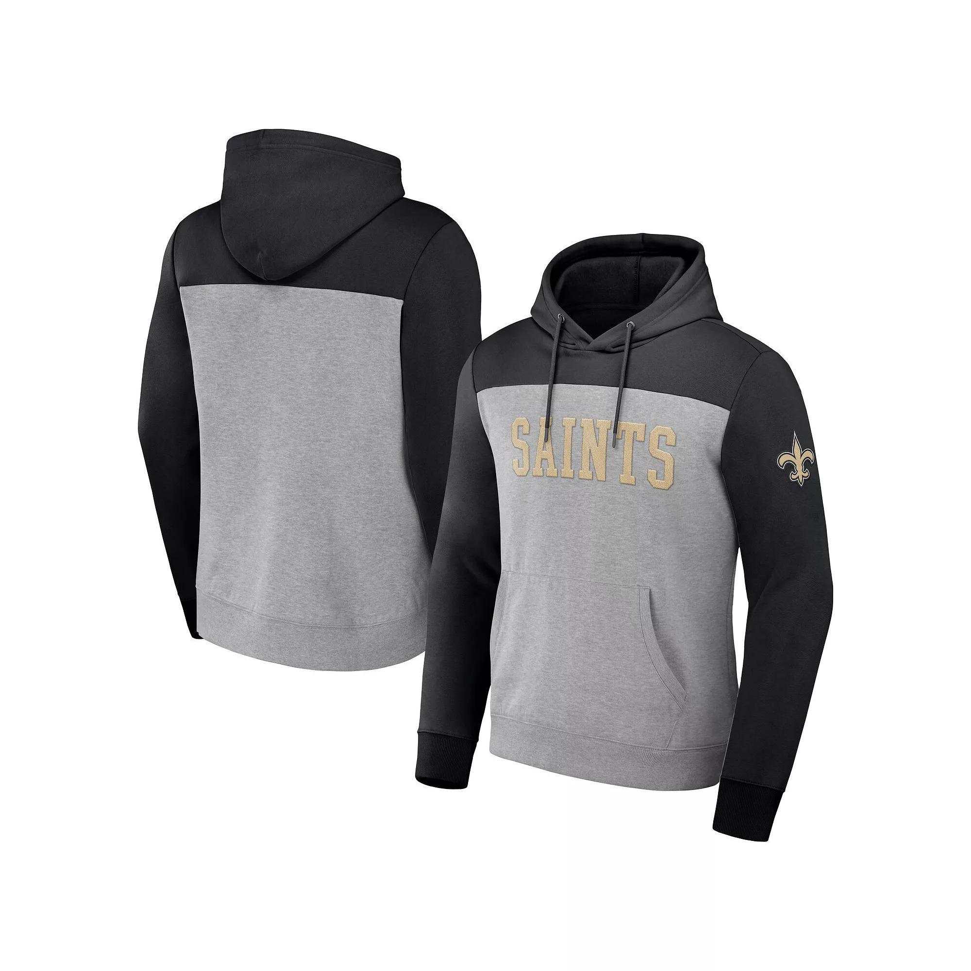 Men's NFL x Darius Rucker Collection by Fanatics Heather Gray Las Vegas Raiders Color Blocked Pullover Hoodie, Size: Small, Lvr Grey Product Image