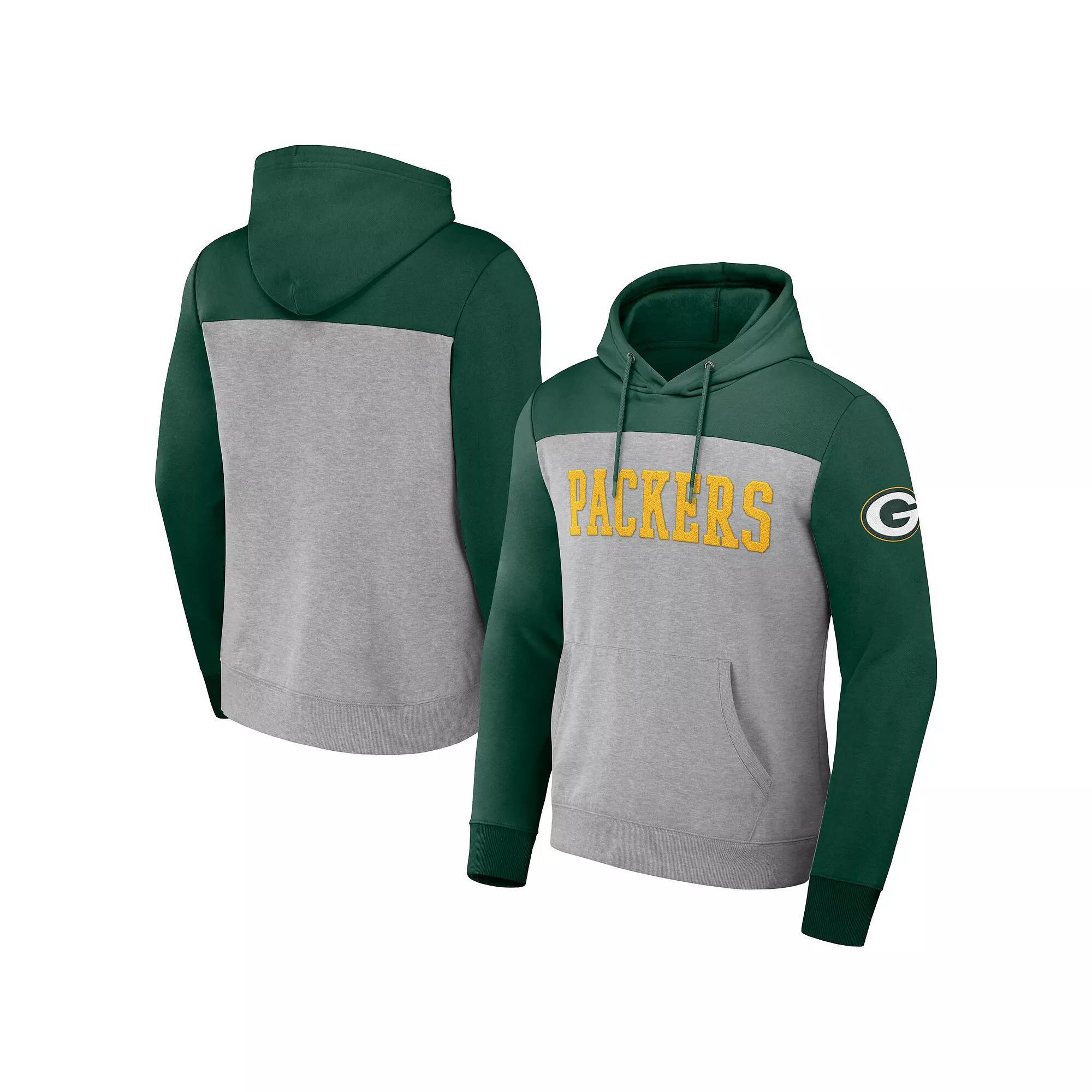 Men's NFL x Darius Rucker Collection by Fanatics Heather Gray Las Vegas Raiders Color Blocked Pullover Hoodie, Size: Small, Lvr Grey Product Image