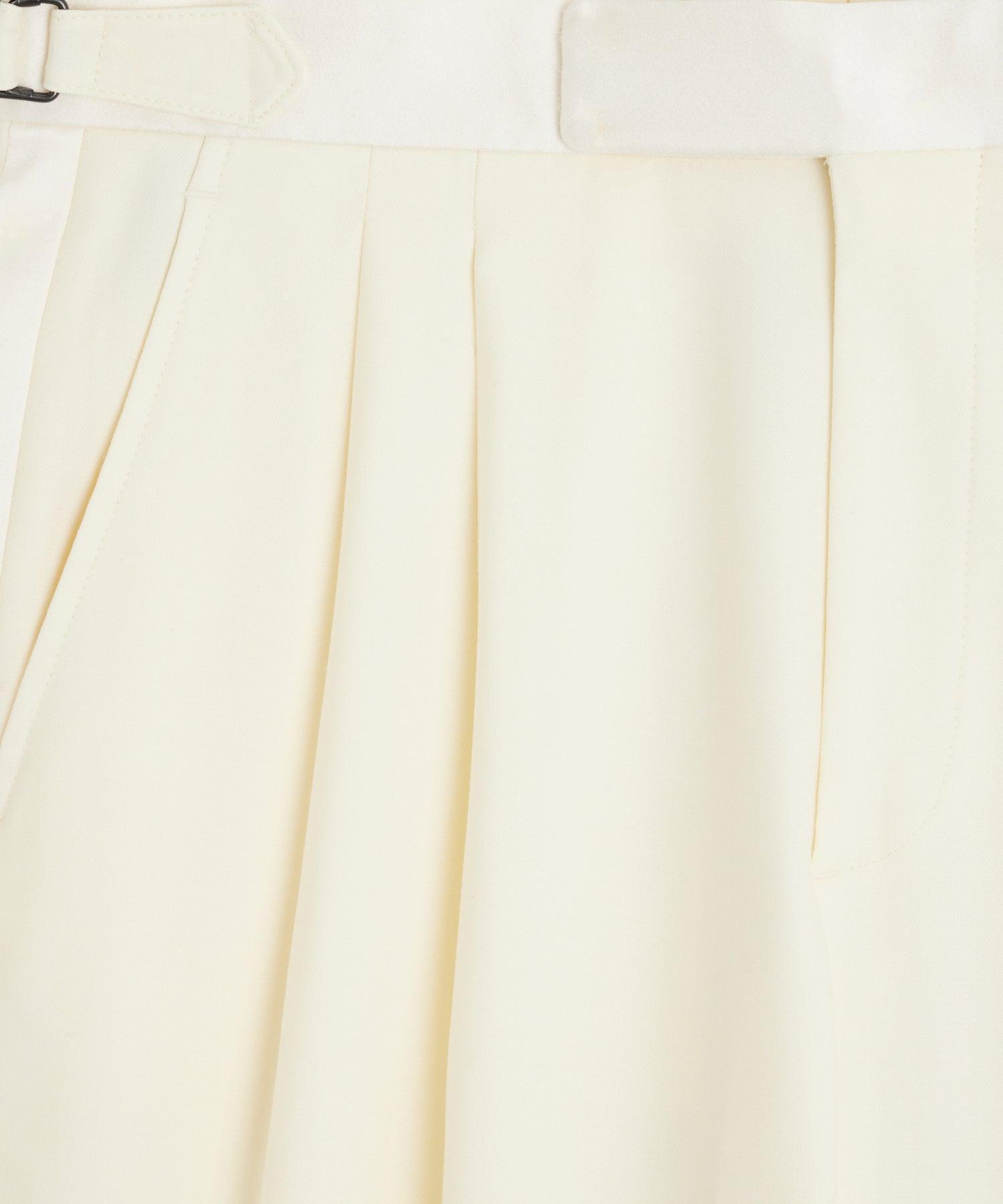 Italian Wool Relaxed Tuxedo Trouser Product Image