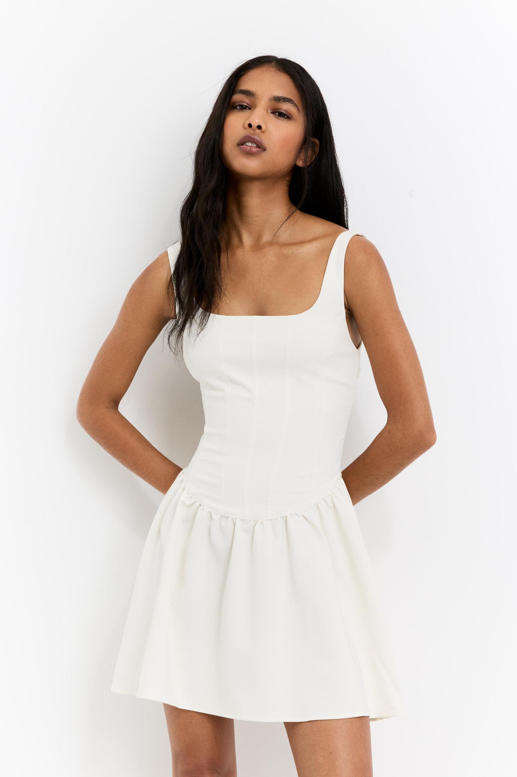 Short corsetry-inspired dress Product Image