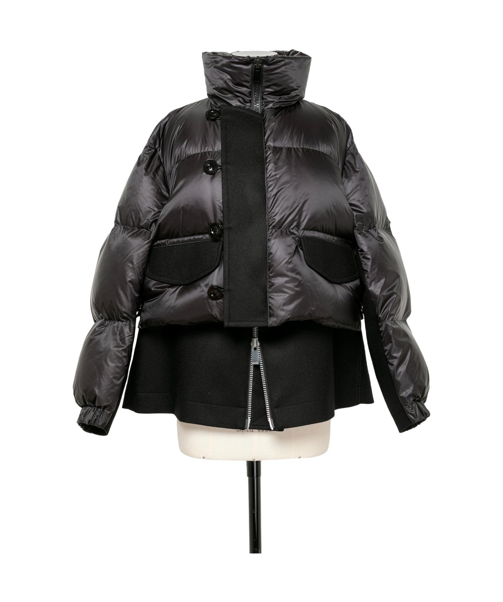 SACAI Long-sleeved Down Jacket In Black Product Image