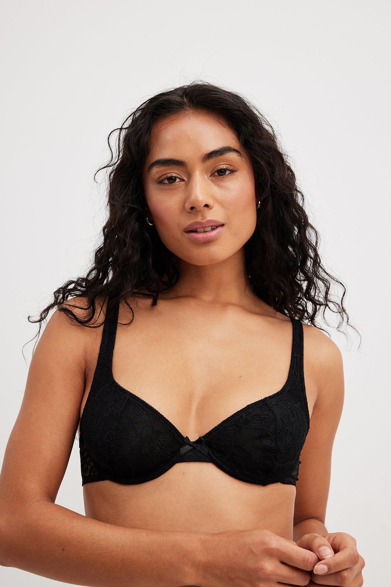 Unlined Wire Lace Bra Product Image