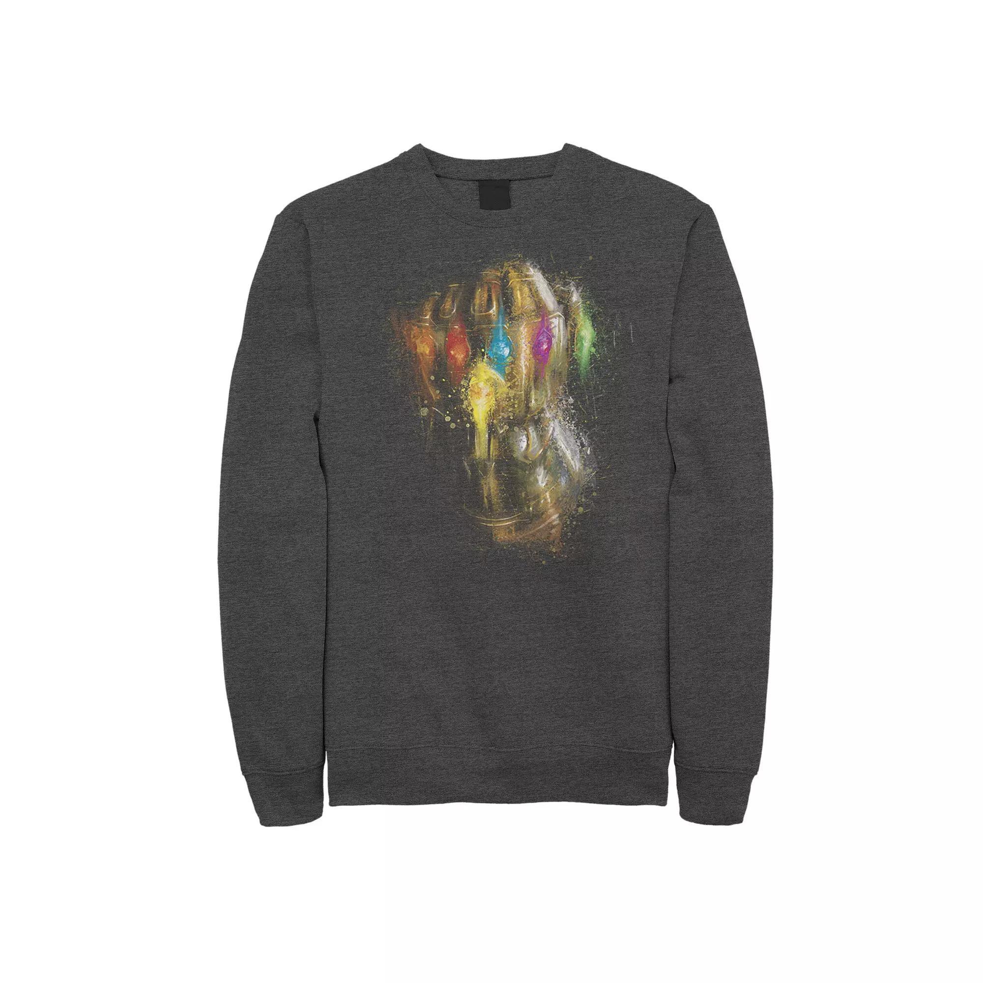 Mens Marvel Captain Marvel Flight Powers Sweatshirt Blue Product Image