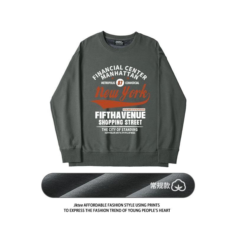 Long-Sleeve Print Sweatshirt Product Image