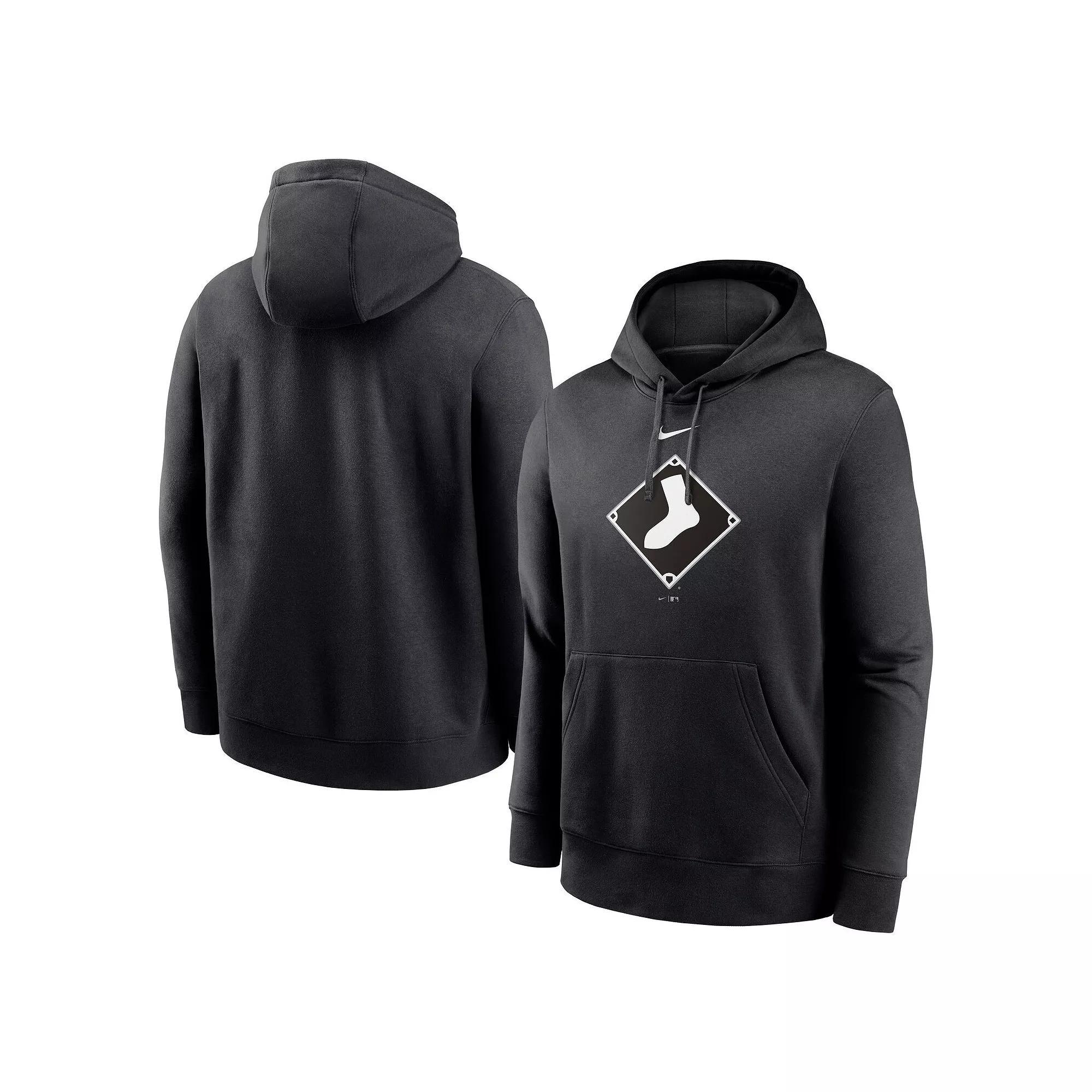 Men's Nike Black Chicago White Sox Alternate Logo Club Pullover Hoodie, Size: Medium Product Image