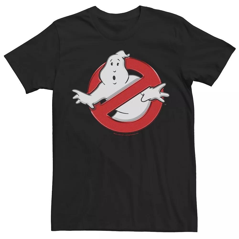 Big & Tall Ghostbusters Classic Movie Logo Poster Tee, Men's, Size: 5XL, Black Product Image