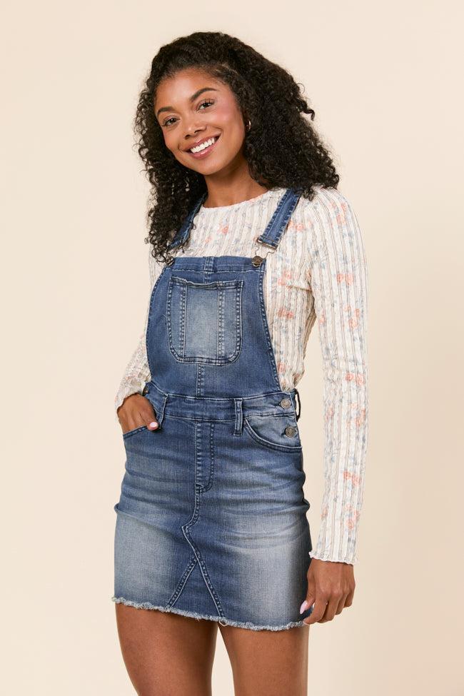 Kalani Denim Overall Dress Product Image