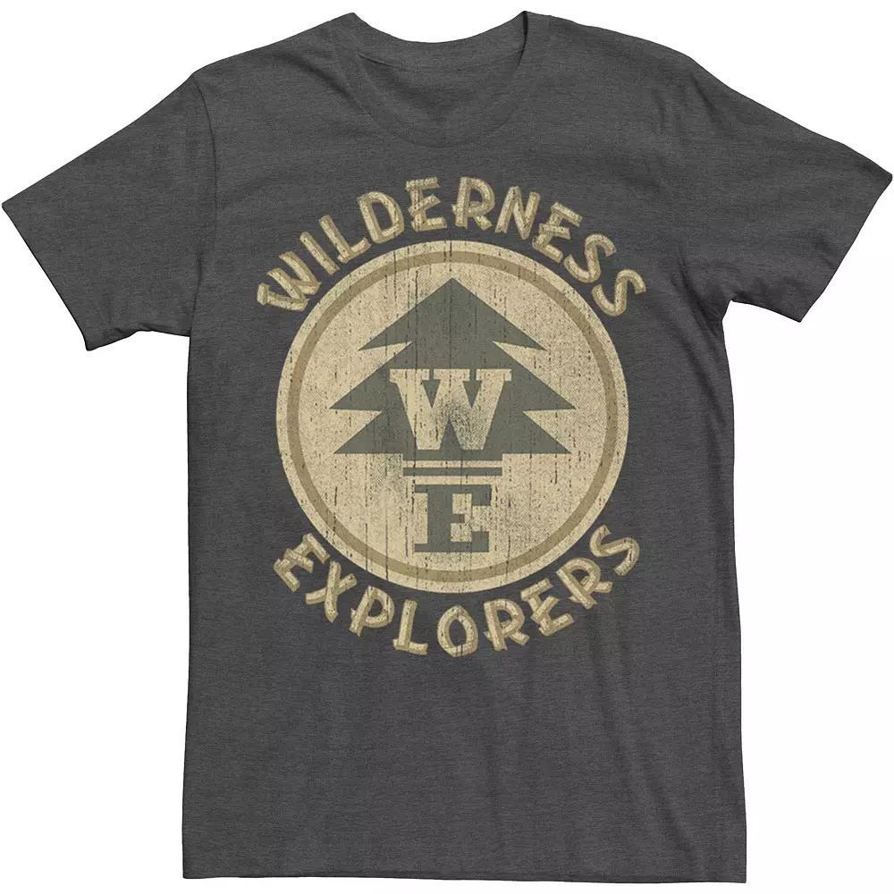 Big & Tall Disney / Pixar Up Wilderness Explorer Badge Tee, Men's, Size: Large Tall, Grey Heather Product Image