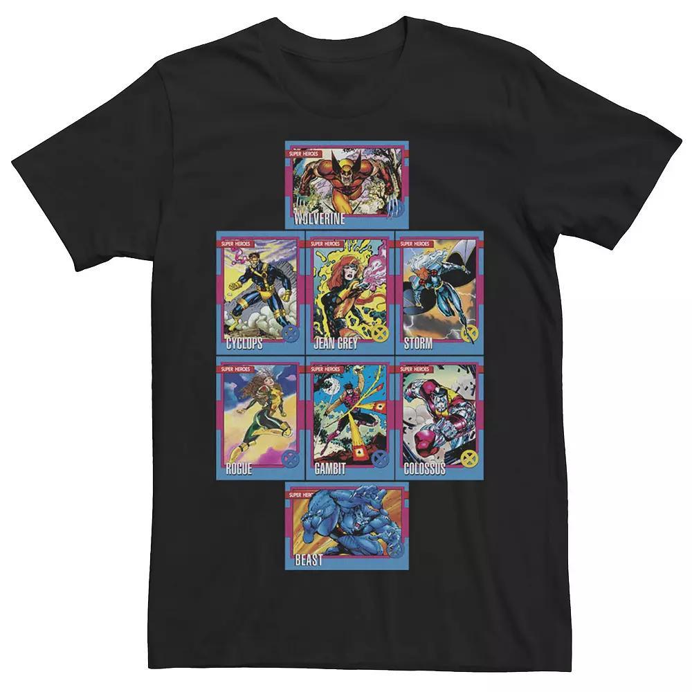 Men's Marvel Trading Cards X-Men Pack Graphic Tee, Size: Large, Black Product Image