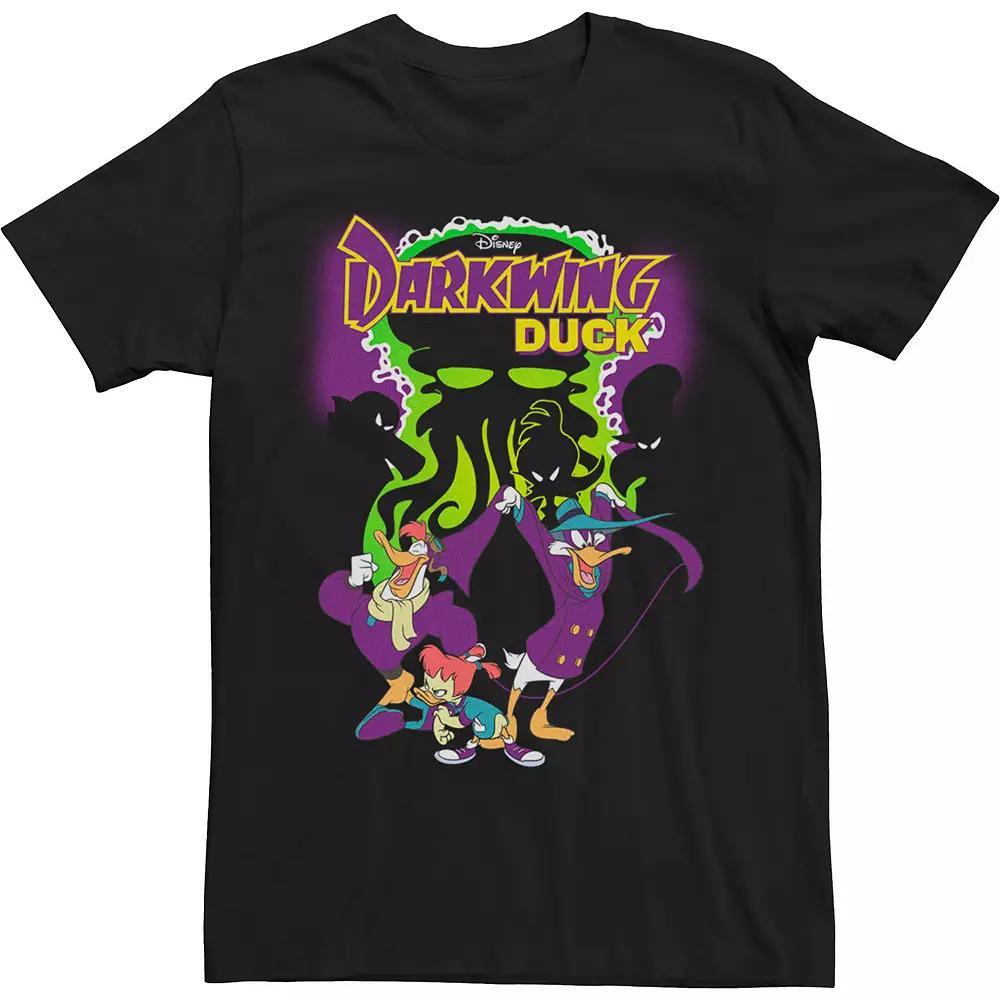 Mens Darkwing Duck Dangerous Poster Tee, Men's, Size: Large, Black Product Image