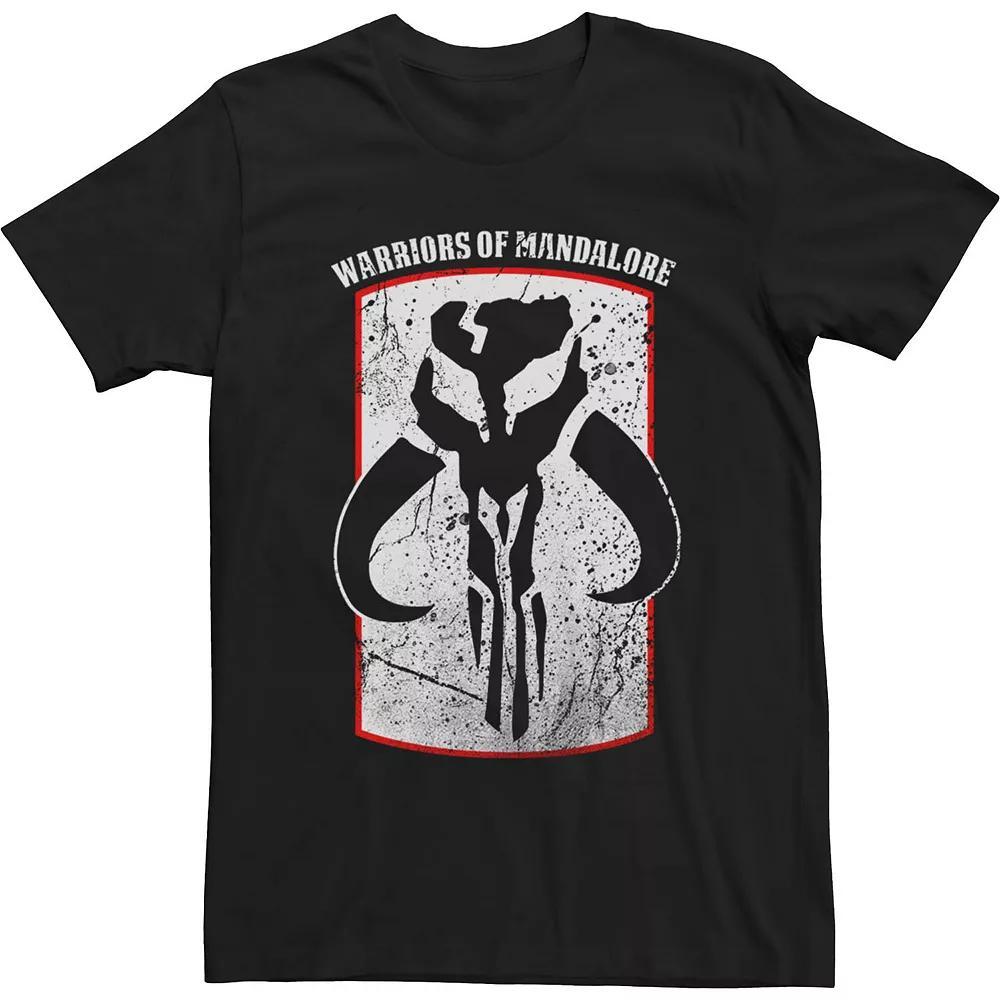 Big & Tall Star Wars Warriors of Mandalore Epic Skull Badge Tee, Men's, Size: 5XL, Black Product Image