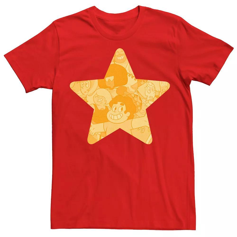 Men's Cartoon Network Stevens Universe Gold Star Tee, Size: XL, Red Product Image