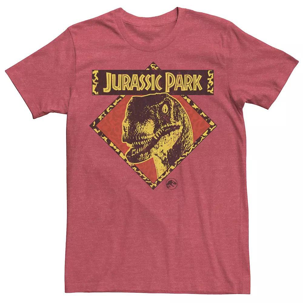 Men's Jurassic Park Distress Raptor Stare Tee, Size: Large, Kelly Product Image