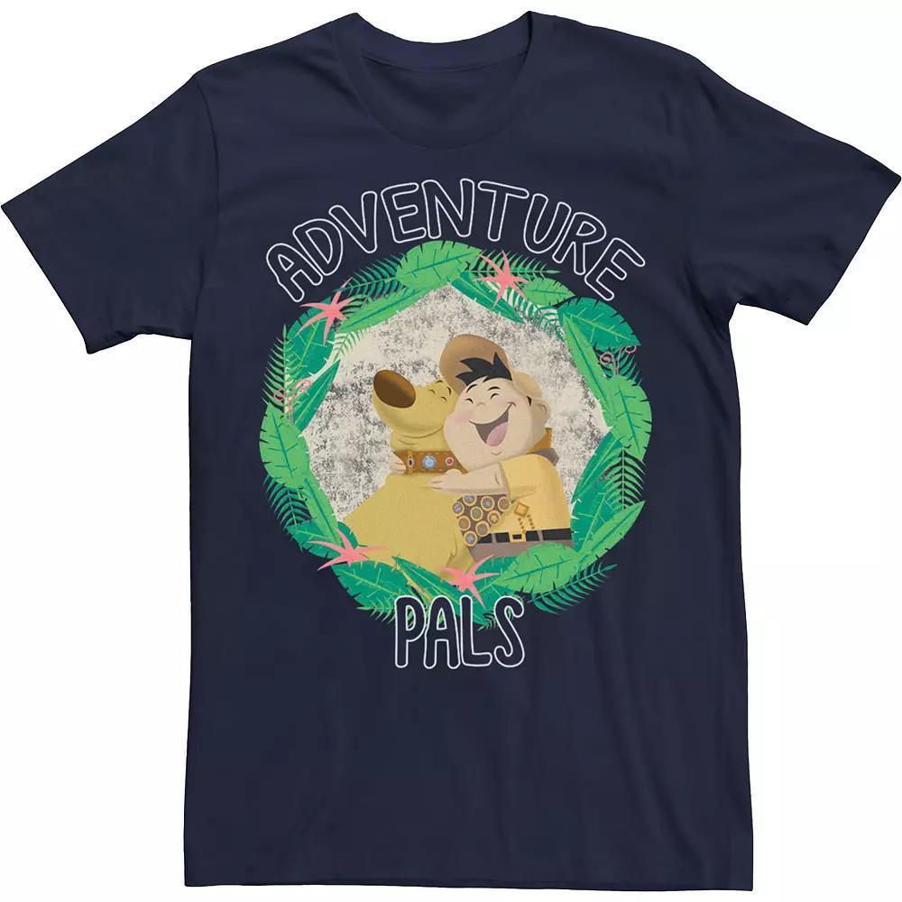 Men's Disney Pixar Up Dug & Gus Adventure Pals Tee, Size: 3XL, Blue Product Image