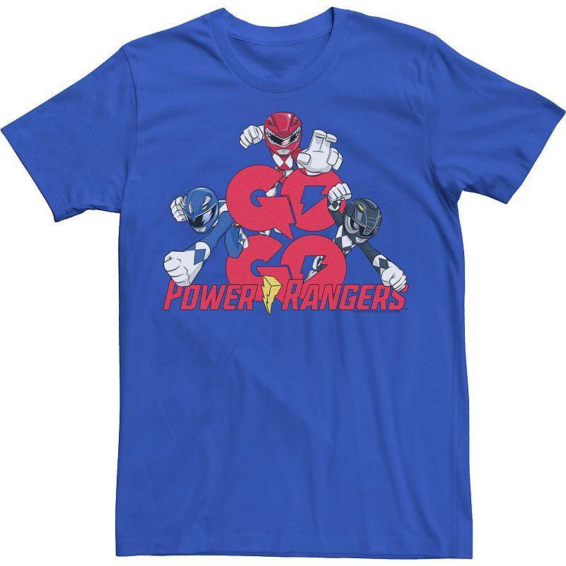 Men's Power Rangers Go Go Power Rangers Group Shot Tee, Size: 3XL, Royal Product Image