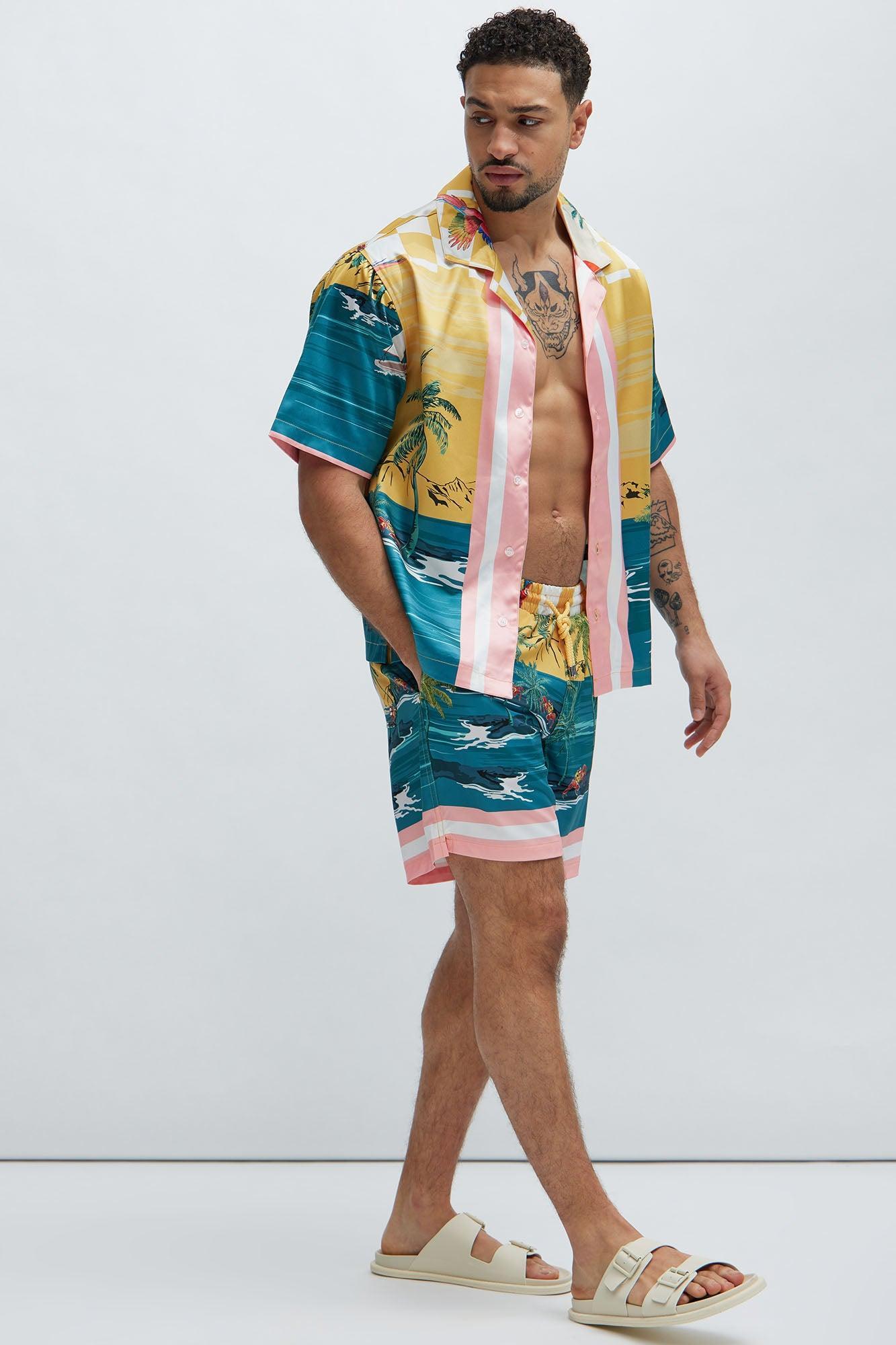 Boracay Beach Swim Classic Trunk - Multi Color Product Image