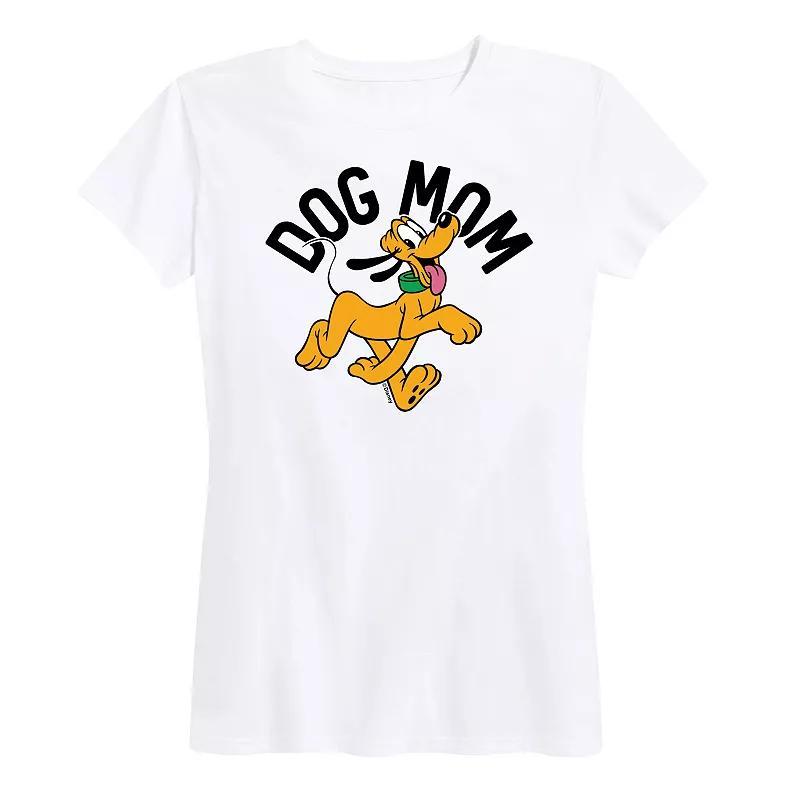 Disneys Pluto Womens Dog Mom Graphic Tee Product Image
