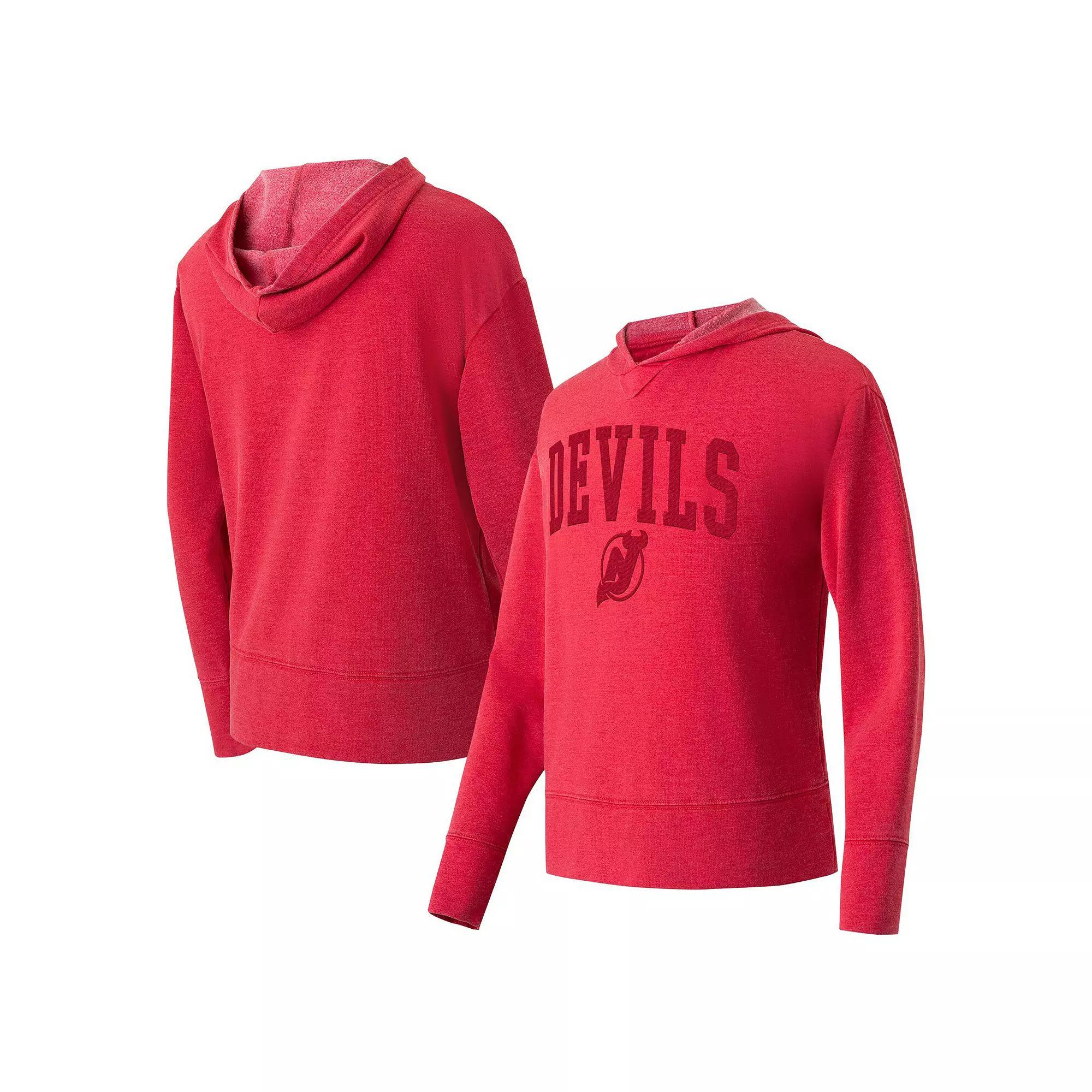 Women's Concepts Sport Red New Jersey Devils Volley Pullover Hoodie, Size: 2XL, Nhl Red Product Image
