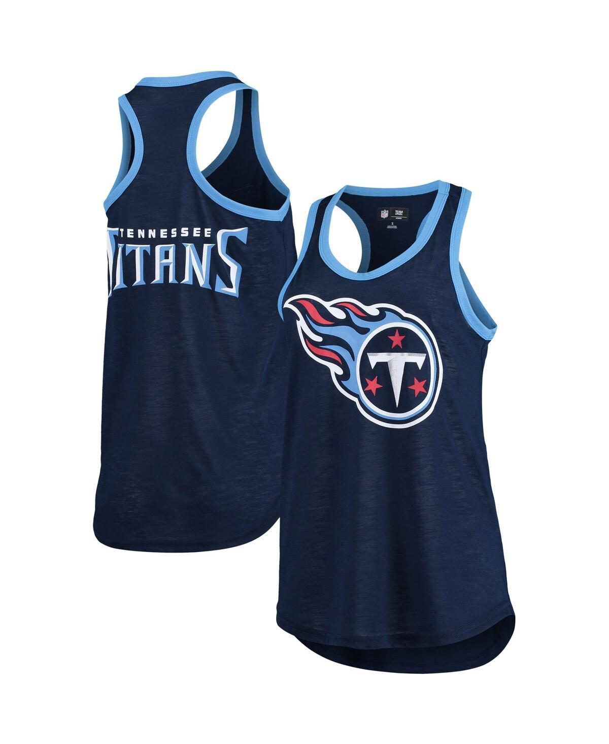 Women's G-III 4Her by Carl Banks Navy Tennessee Titans Tater Tank Top, Size: XL, Blue Product Image