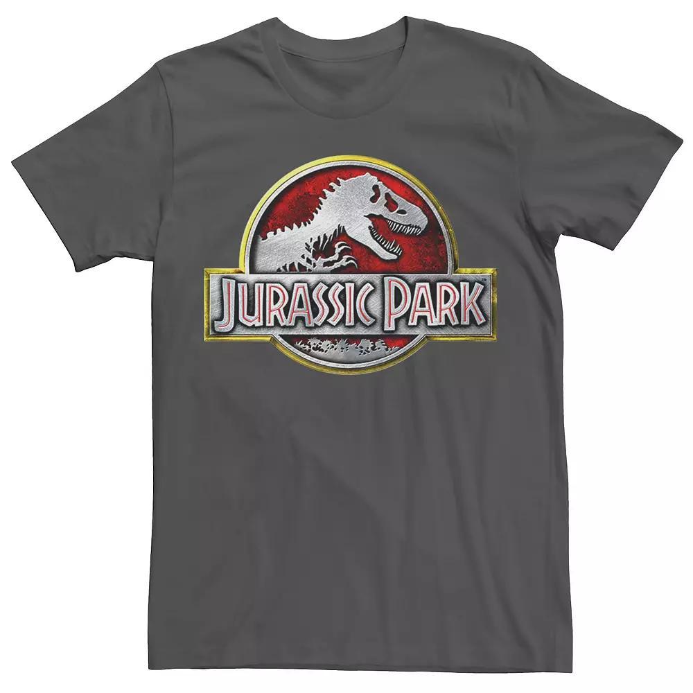 Men's Jurassic Park Dennis Nedry Photoreal Graphic Tee, Size: Medium, Royal Product Image