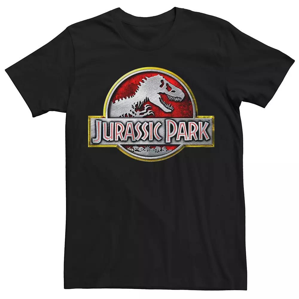 Men's Jurassic Park Dennis Nedry Photoreal Graphic Tee, Size: Medium, Royal Product Image