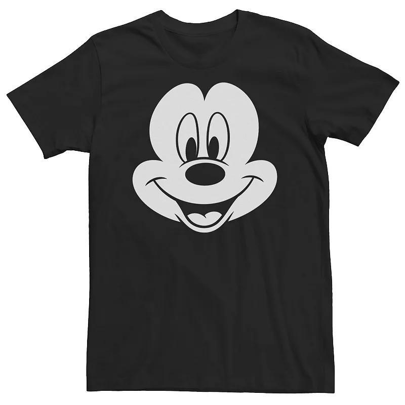 Big & Tall Disney Mickey Mouse Large Face Tee, Mens Product Image